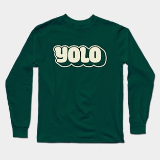 YOLO Bubbles (Dark) Long Sleeve T-Shirt